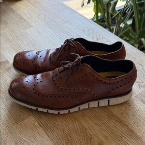 Men's Cole Haan Zerogrand Brown Oxford Shoes size 12